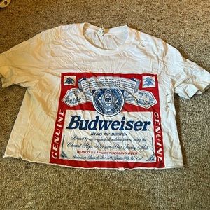 Budweiser crop top